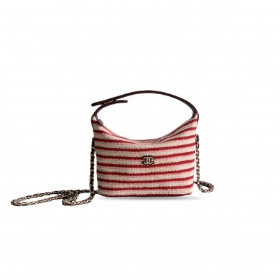 CHANEL MASTER HOBO POUCH WITH CHAIN LIGHT (18*13cm) 